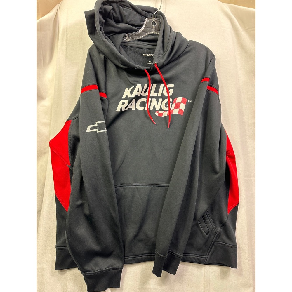 Kaulig Racing Chevrolet Black Red Hoodie Mens XXL Pullover Sweatshirt - Picture 6 of 12